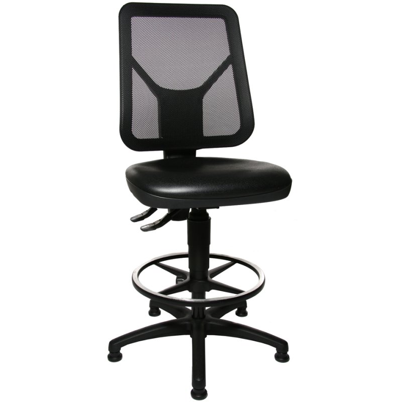 Topstar bureaudraaistoel TEC 80 PK Counter, zwart, 110 kg draagvermogen